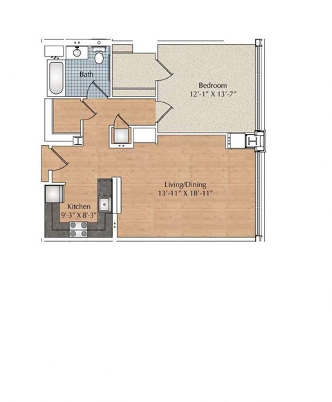 66 Main 1 Bedroom, 1 Bath